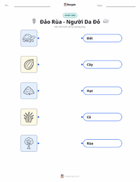 Tài liệu in sẵn Đảo Rùa - Người Mỹ bản địa cho trẻ em