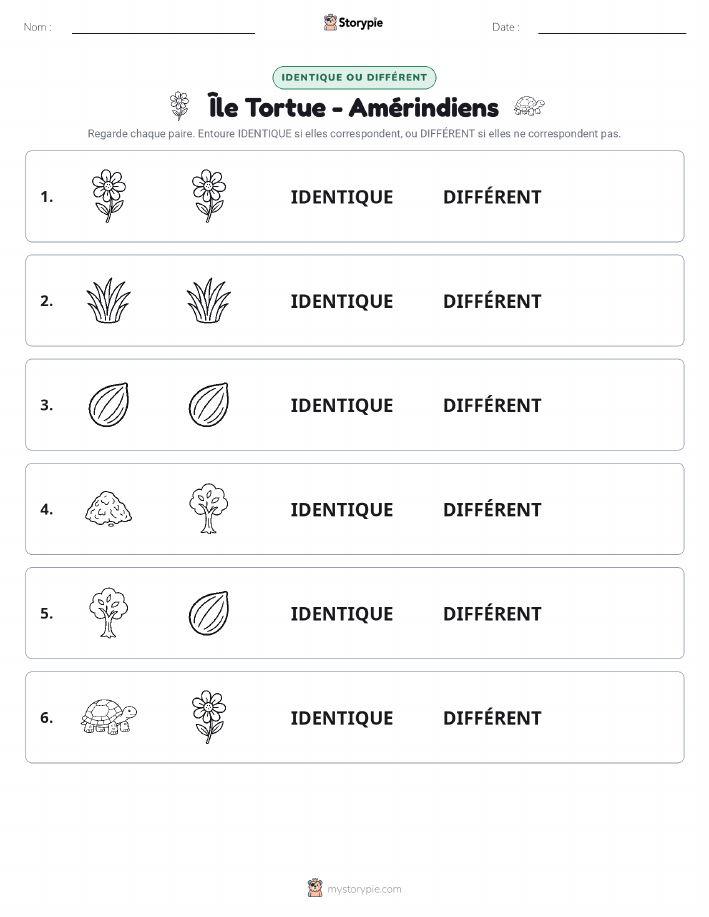 Identique ou Différent