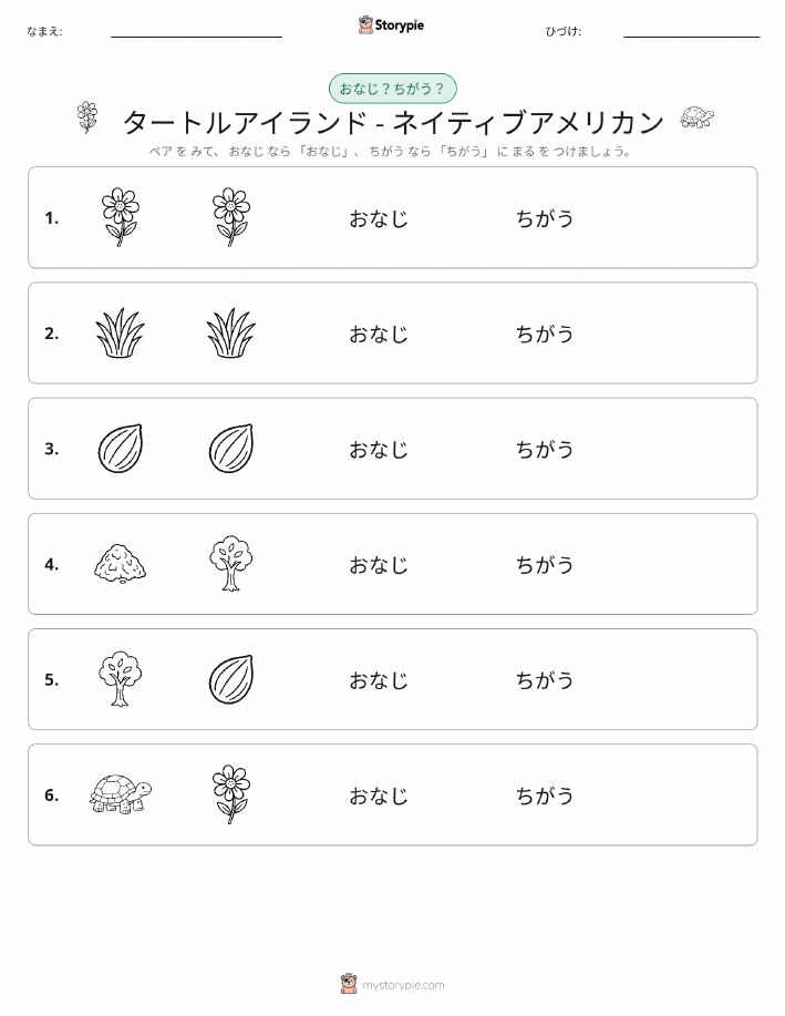 同じか違うか