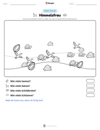 Himmelsfrau druckbare Arbeitsblatt Vorschau