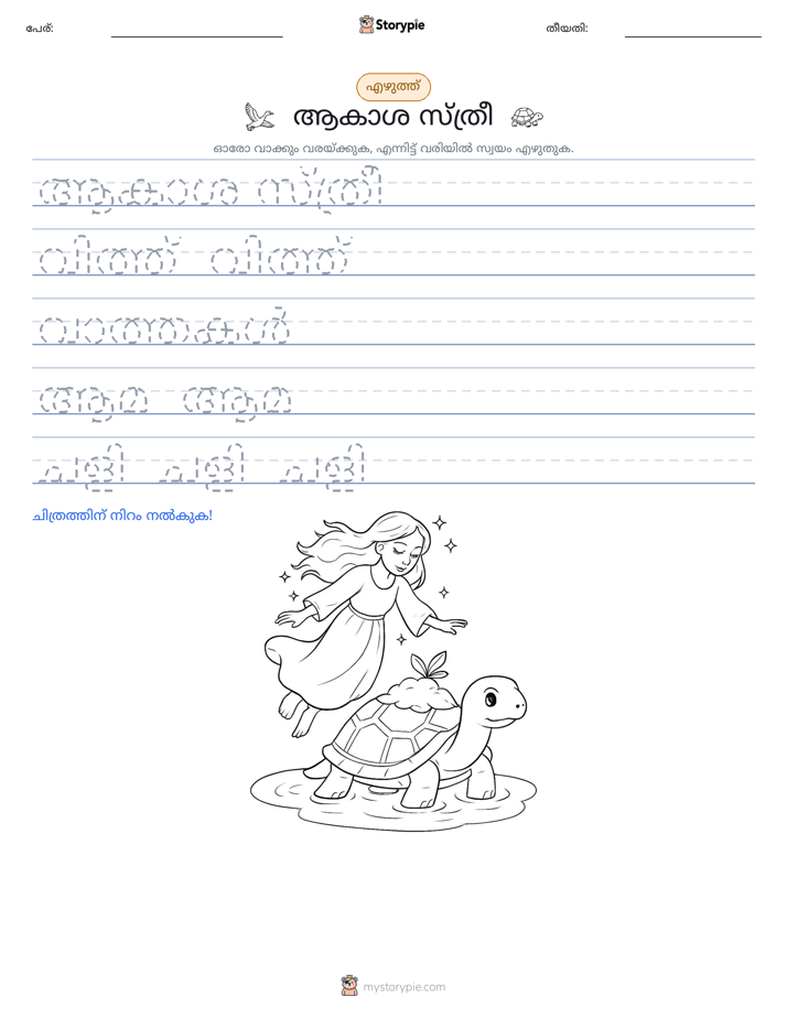 എഴുത്ത് പരിശീലനം