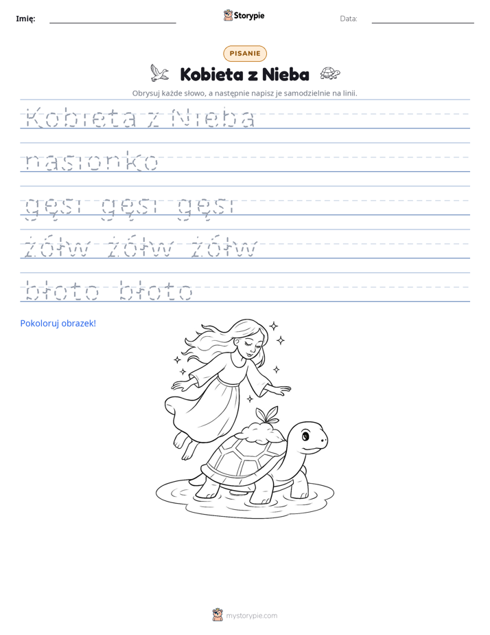 Ćwiczenie Pisania