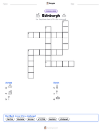 Edinburgh printable worksheet preview