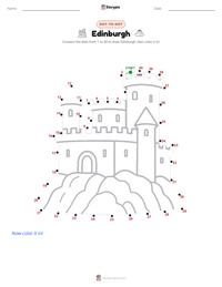 Edinburgh printable worksheet preview