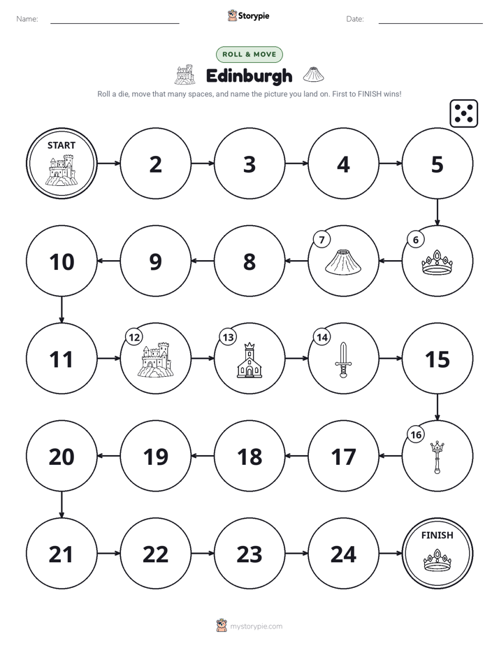Roll & Move Game