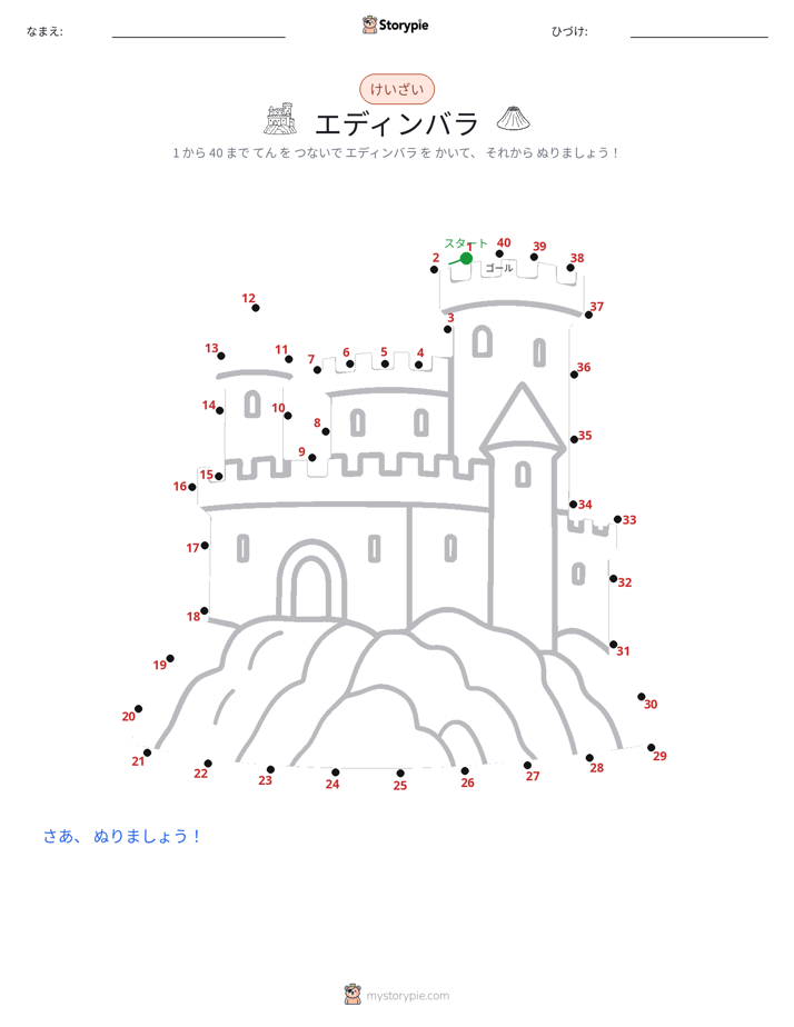 点つなぎ