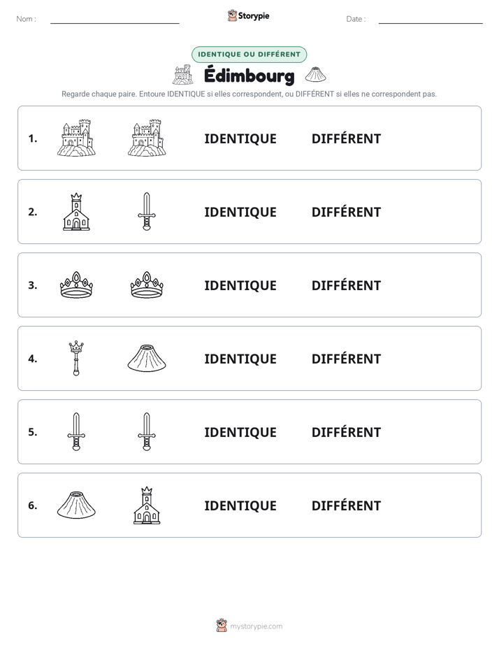 Identique ou Différent