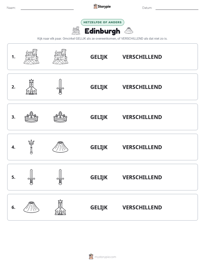 Zelfde of Verschillend