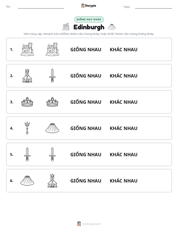 Giống Hay Khác