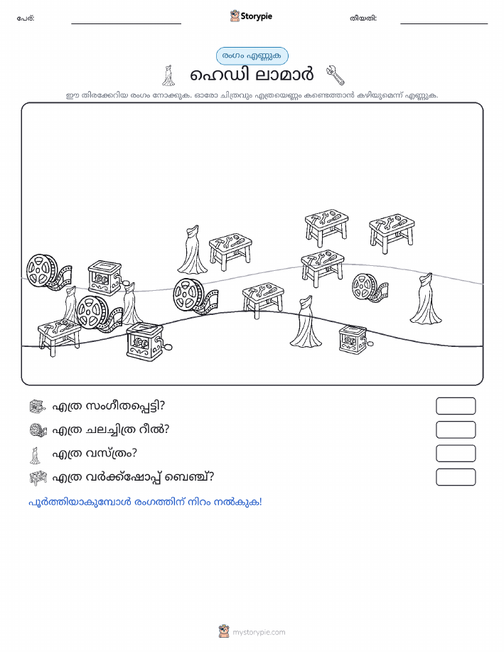 എണ്ണുന്ന ദൃശ്യങ്ങൾ
