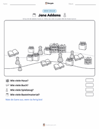 Jane Addams druckbare Arbeitsblatt Vorschau