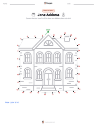 Jane Addams printable worksheet preview