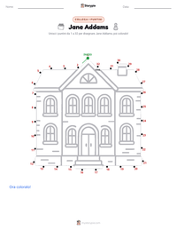 Anteprima della scheda stampabile di Jane Addams
