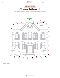 Jane Addams yazdırılabilir çalışma sayfası önizlemesi