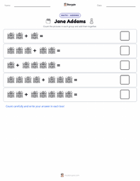 Jane Addams printable worksheet preview