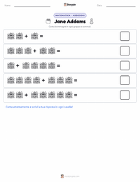 Anteprima della scheda stampabile di Jane Addams