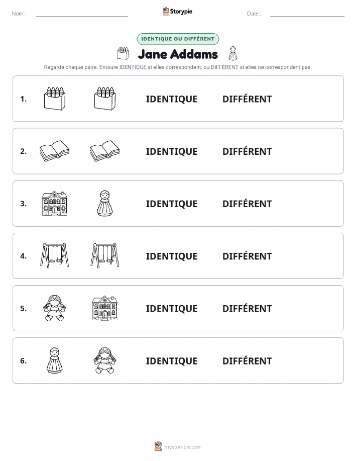 Identique ou Différent