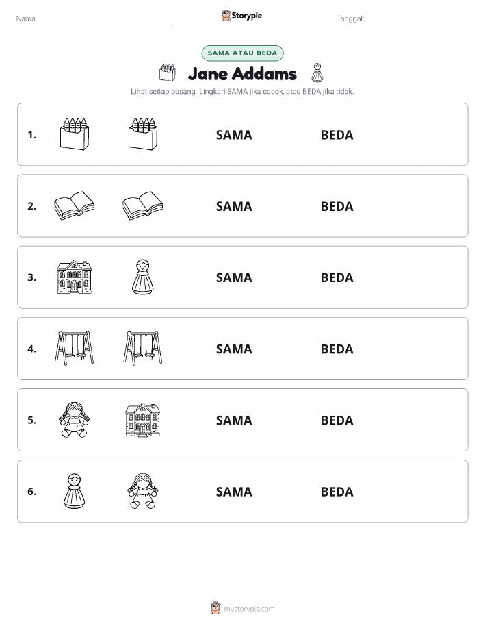 Sama atau Berbeda