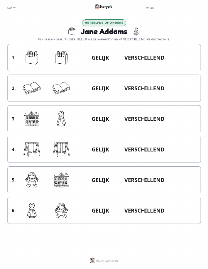 Zelfde of Verschillend