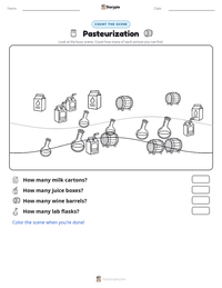 Pasteurization printable worksheet preview