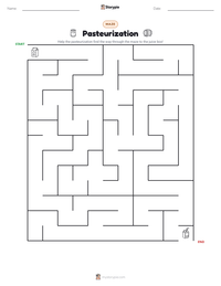 Pasteurization printable worksheet preview