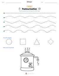 Pasteurization printable worksheet preview