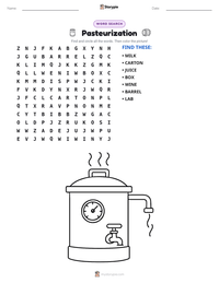 Pasteurization printable worksheet preview