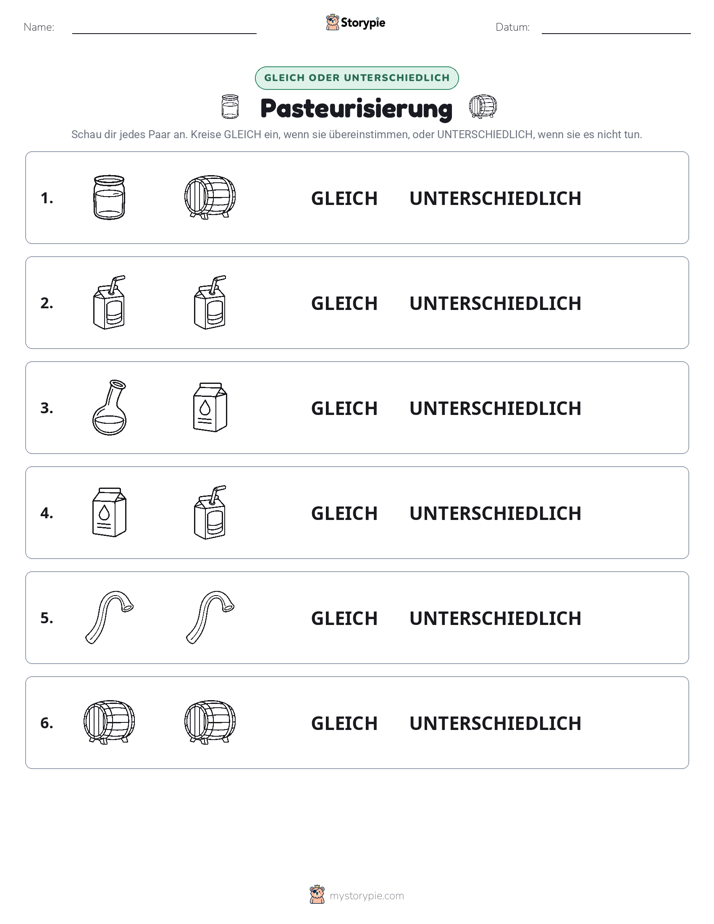 Gleich oder Anders