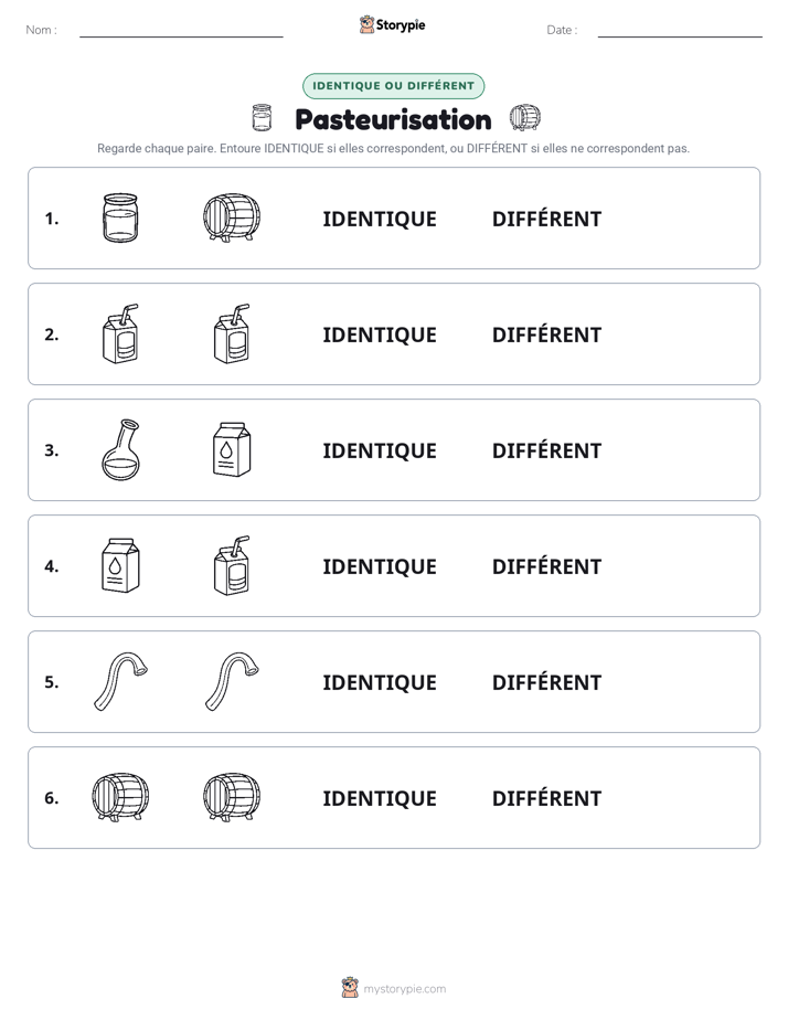 Identique ou Différent