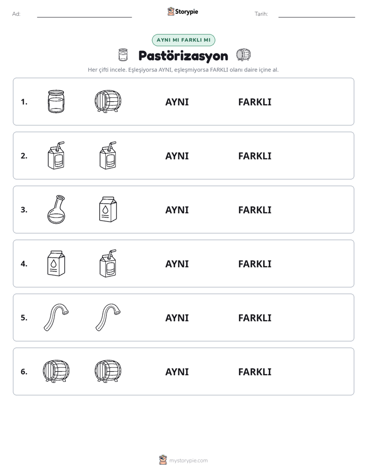 Aynı mı Farklı mı