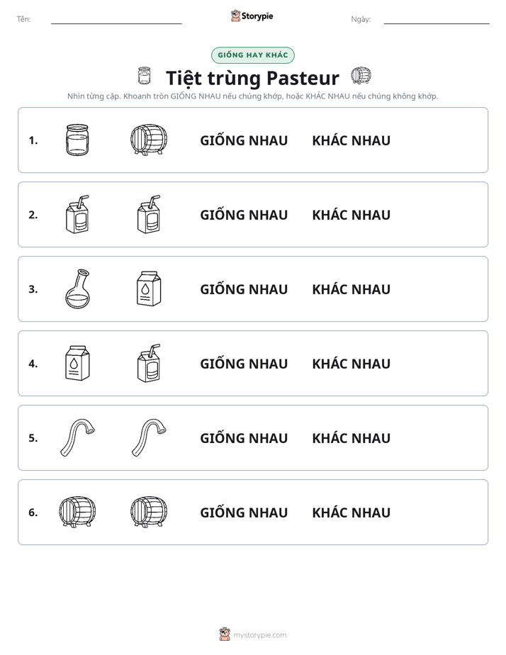Giống Hay Khác