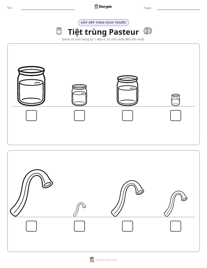 Thứ Tự Kích Thước
