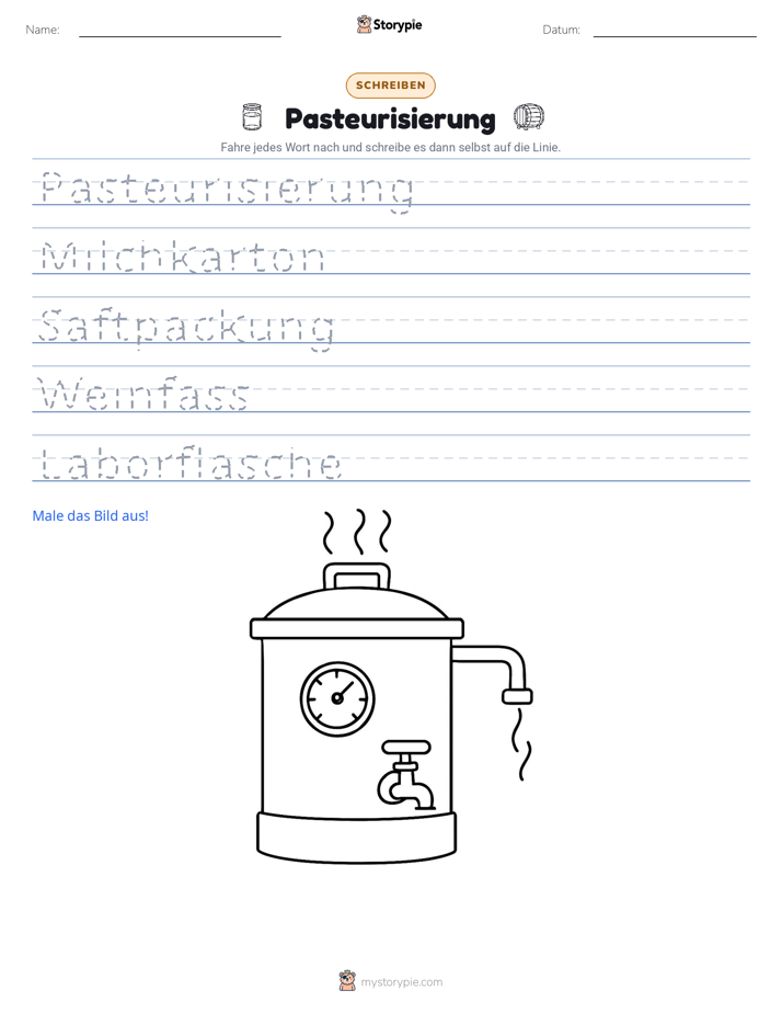 Schreibübung
