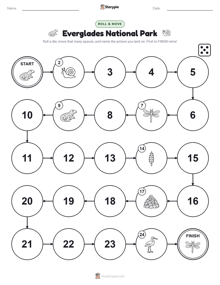 Roll & Move Game