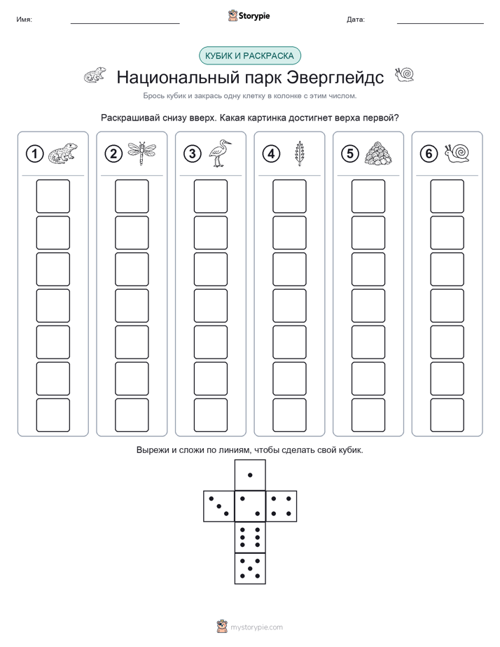 Катать и раскрашивать