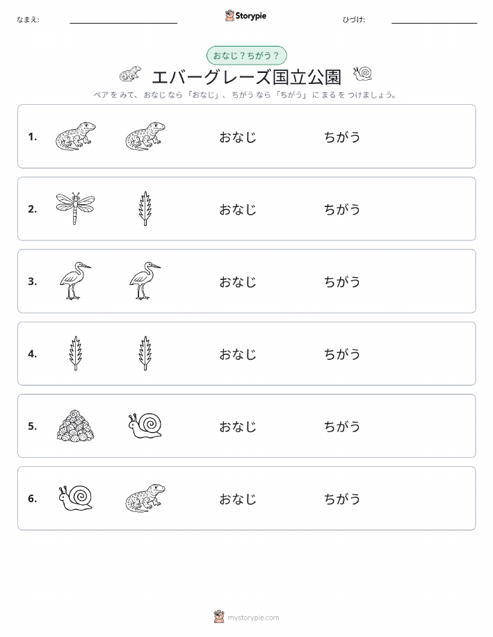 同じか違うか