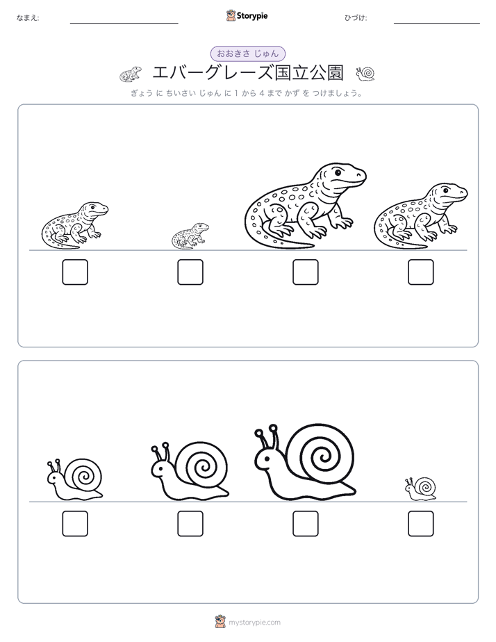 サイズ順