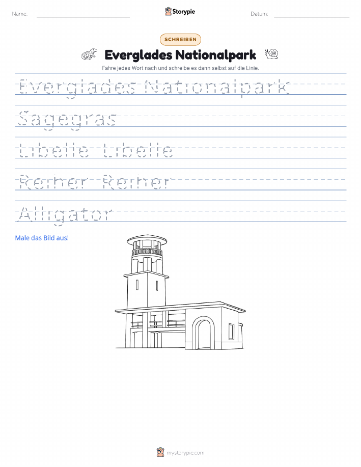 Schreibübung
