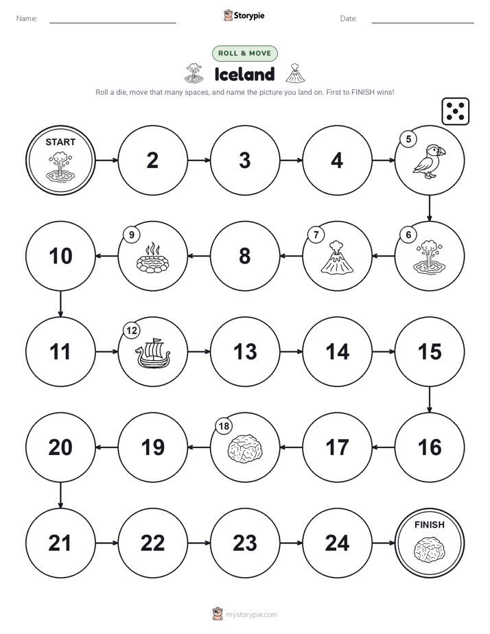 Roll & Move Game