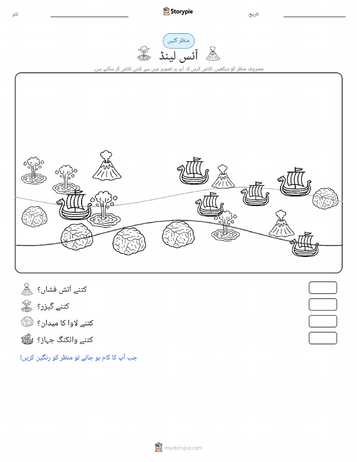 گنتی کا منظر