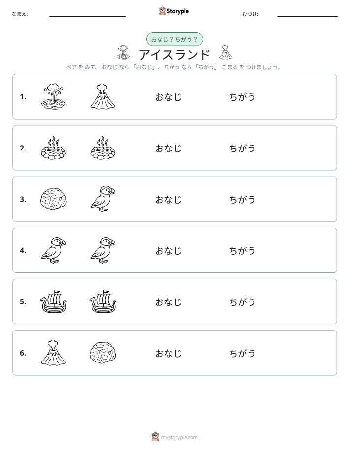同じか違うか