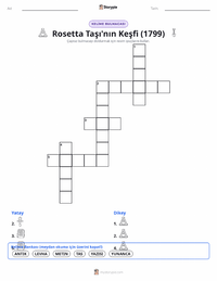 Rosetta Taşı'nın Keşfi yazdırılabilir çalışma sayfası önizlemesi