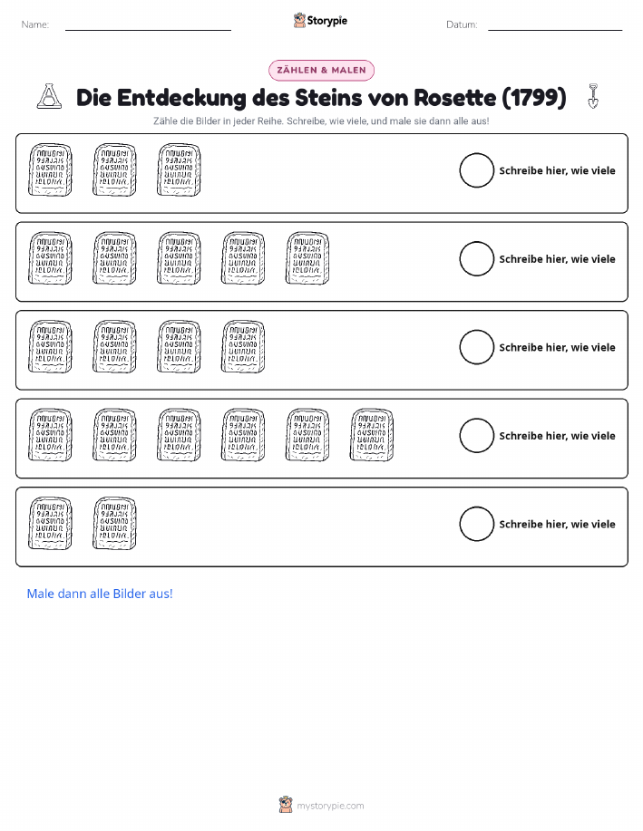 Zählen & Ausmalen