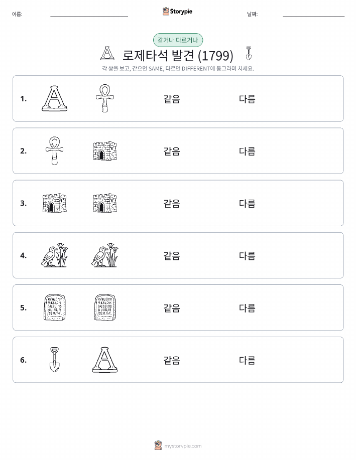 같은 것 또는 다른 것
