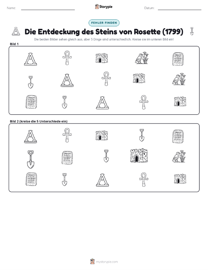 Finde den Unterschied