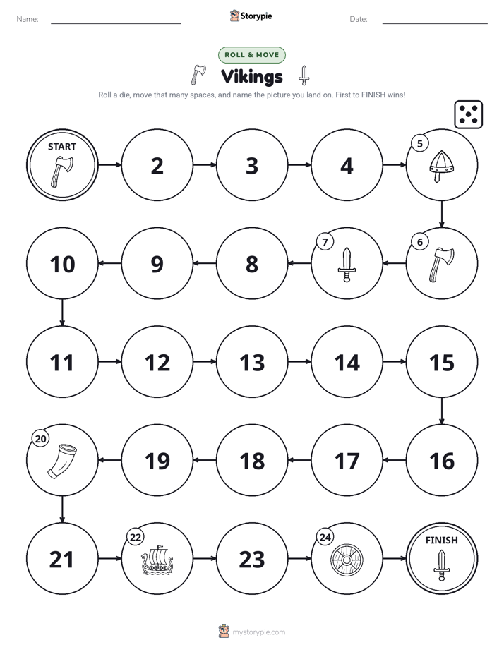 Roll & Move Game