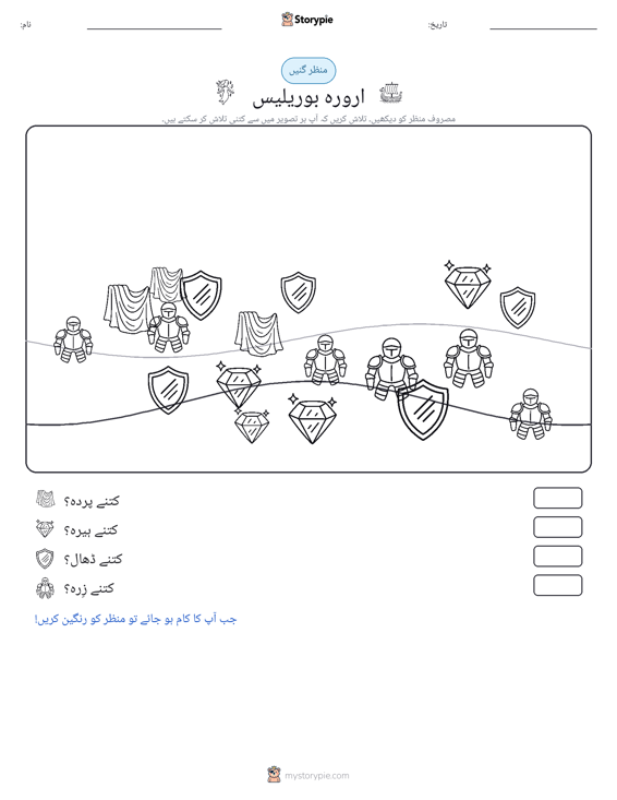 گنتی کا منظر