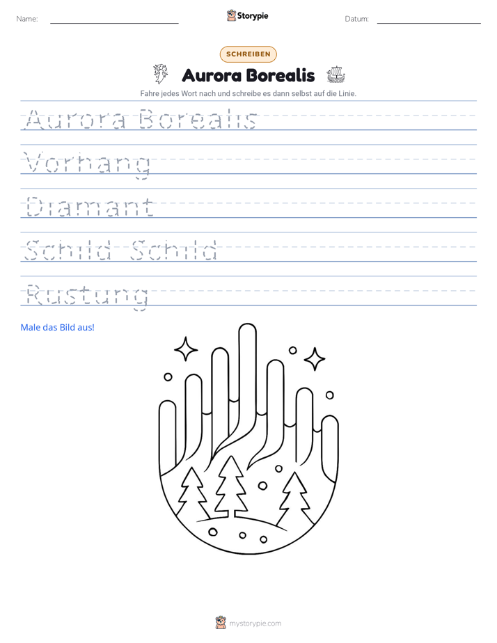 Schreibübung