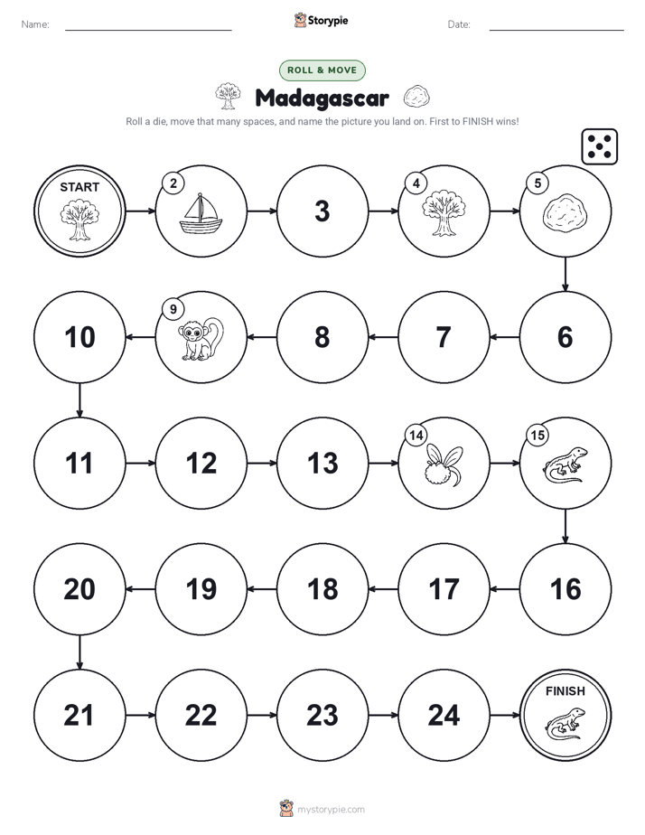 Roll & Move Game