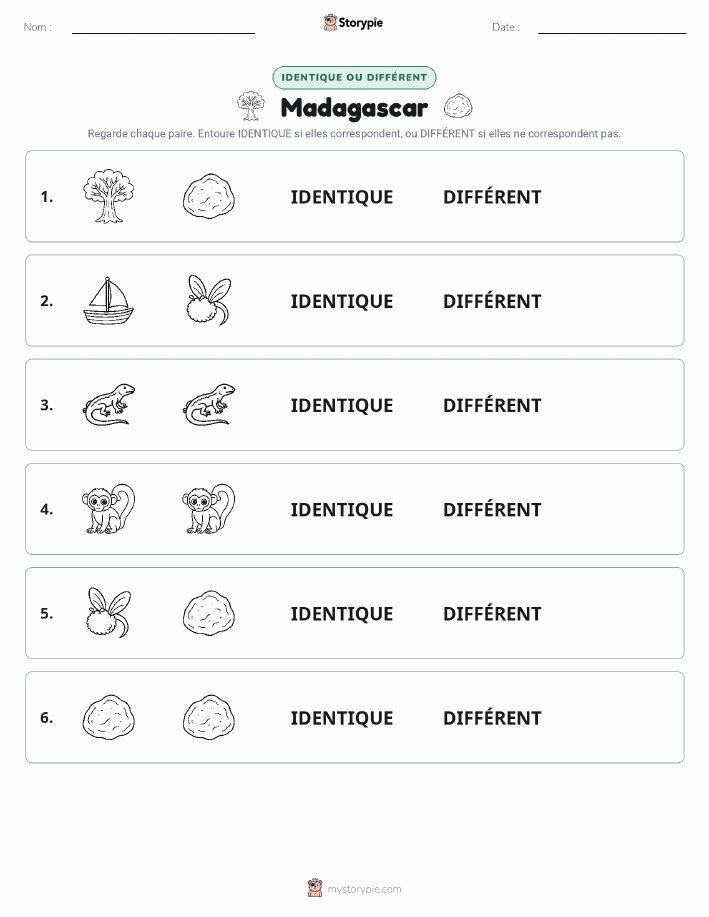 Identique ou Différent